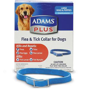 Adams Plus Flea & Tick Collar - LG Dog - 6pk