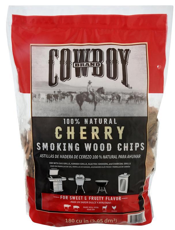 Cowboy 51412T Smoking Chip, Cherry, 12 in L, Wood, 180 cu-in