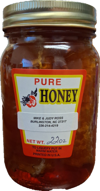 Mike's Local Honey - Pint with Comb