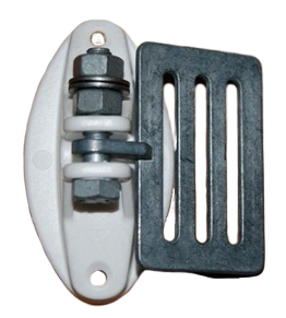 BAG OF 10: Wood Post Wide Polytape Anchor