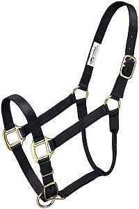 Tough1 Premium Halter - Horse, Black