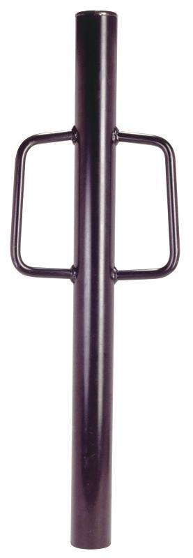 SpeeCo S16110900 T-Post Driver, 2 in Dia x 30 in H Dimensions, Steel, Black