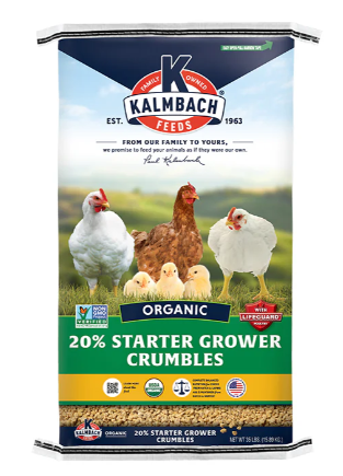 Kalmbach 20% Organic Starter Grower Crumbles