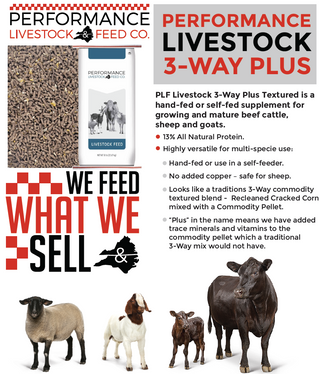 PLF Livestock 3-Way Plus Textured