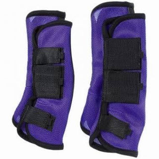 Tough1 Comfort Mesh Fly Boots Horse Purple (set of 4)