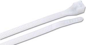 Gardner Bender 46-315 Cable Tie, 0.3 in Max Bundle Dia, Double-Lock Locking, 6/6 Nylon, Natural, 14 in L, 100/PK