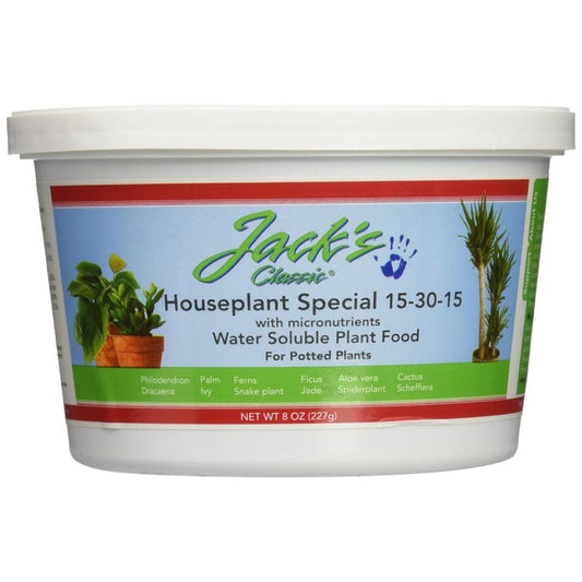 Jack's Classic Water Soluble Plant Food 8oz (Houseplant Special 15-30-15)