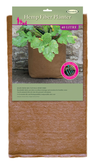 10.5 gal. 40L Hemp Fiber Planter